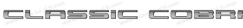 Classic Cobra Semi-I字体转换